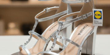 Lidl Esmara Silver Sandals
