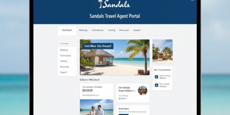 Sandals Travel Agent Portal